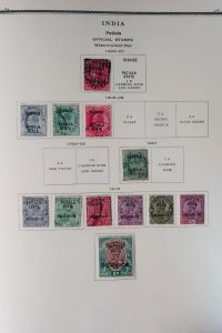 India States 1800s to 1950 Stamp Collection