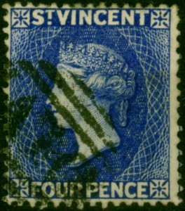 St Vincent 1882 4d Ultramarine SG41 Fine Used (2)