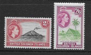 Solomon Island 101-2 MNH f-vf. see desc. 2019 CV $21.00