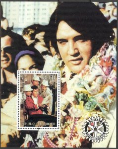 Djibouti 2004 Music Singers Elvis Presley (1) S/S MNH Private