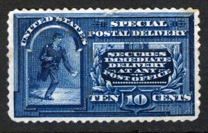 USA, Special Delivery, 1894, 10¢ blue, without gum NG,Scott E4