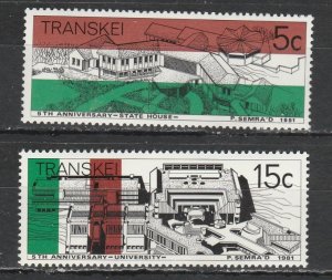 South Africa  /  Transkei    91-92     (N**)   1981   Complet