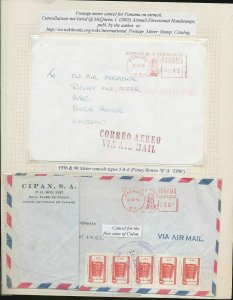 Panama Airmail Covers & Card x 10 (KR 910) 