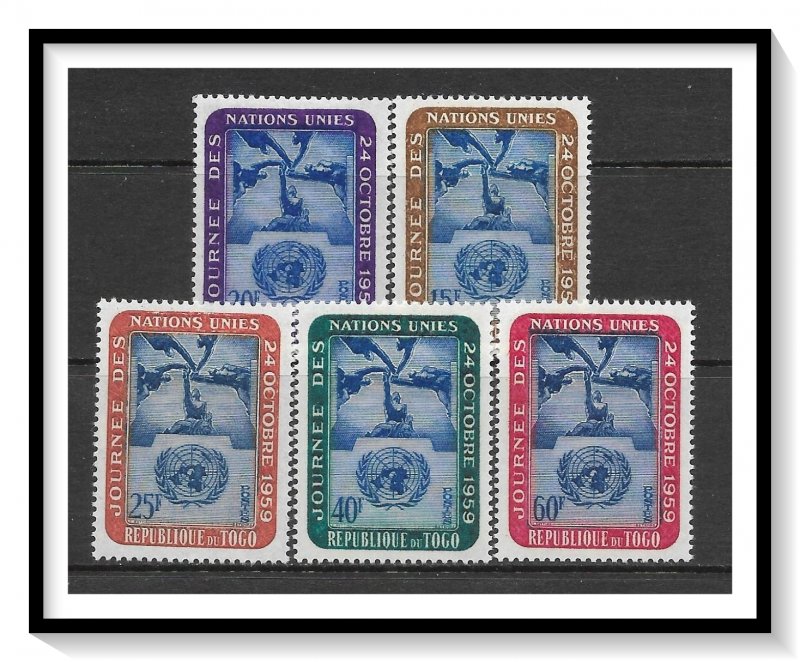 Togo #364-368 UN Day Set MNH