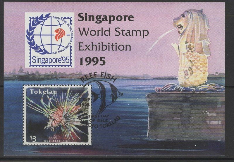 TOKELAU ISLANDS SGMS228 1995 SINGAPORE 95 FINE USED 