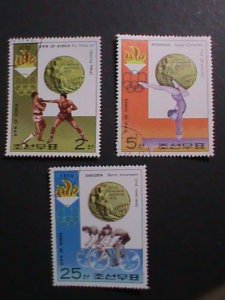 KOREA- 1976 OLYMPIC GAMES-MONTREAL-CANADA CTO STAMPS-VERY FINE