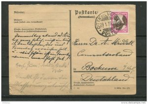 Vatican Italy 1935 St.Peter Cathedral on Card to Germany