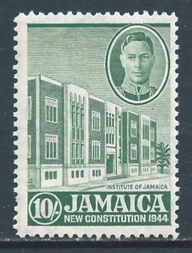 Jamaica #135 NH 10sh Institute of Jamaica