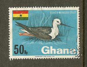 Ghana, Scott #297, 50np Black-winged Stilt, Used