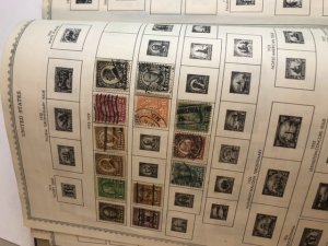 The New World Wide Postage Stamp Album Lots Of Old Stamps