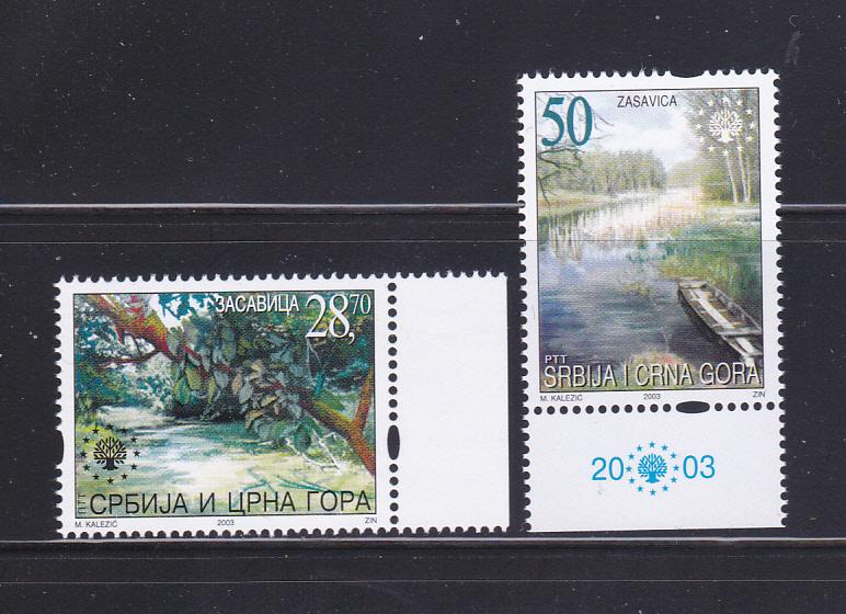 Serbia & Montenegro 192-193 Set MNH Nature Protection