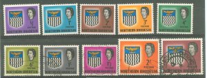 Northern Rhodesia #75-80/82-5 Unused Single