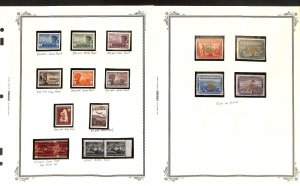 Croatia Stamp Collection on 10 Scott Specialty Pages, World War 2 Mint (HA)