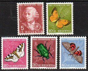 Switzerland Sc #B267-B271 Mint Hinged