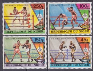 1979 Niger 673-676 1980 Olympic Games in Moscow 6,00 €