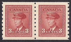 Canada #265 3 cent George 6, CP Stamp Mint OG NH EGRADED SUPERB 100 XXF