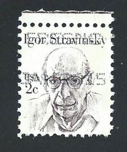 SC# 1845 - (2c) - Igor Stravinsky, Used Single