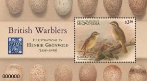 Micronesia 2015 - London Stamp Expo: Birds Stamp - Souvenir Sheet MNH