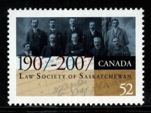 CANADA SG2509 2007 CENTENARY OF THE LAW SOCIETY OF SASKATCHEWAN MNH