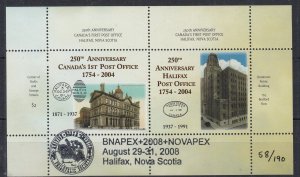 Canada - 2008 BNAPEX Souvenir Sheet