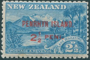 Penrhyn Island 1902 2½d blue SG1 unused