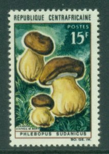 Central African Republic 1967 Fungi Mushrooms 15fr Phlebopus sudanicus MUH