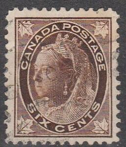 Canada #71 F-VF Used CV $40.00  (A6342)