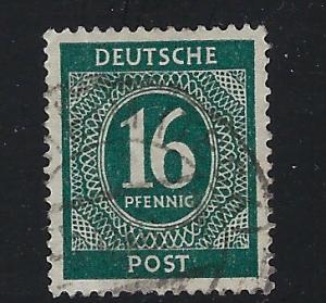 Germany AM Post Scott # 542, used