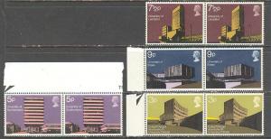 GREAT BRITAIN Sc# 657 - 660 MNH FVF Set4 x Pair Universities