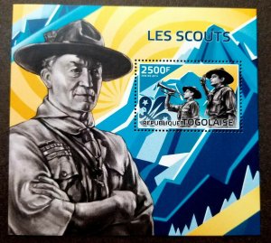 *FREE SHIP Togo Boy Scout 2014 Jamboree Scouting Mountain (ms) MNH