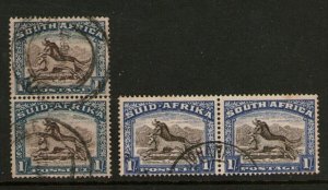 South Africa 1939 Sc 62c,62f FU