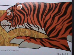 ​MACAU CHINA-1998-SC#908a- YEAR OF THE LOVELY TIGER MNH S/S VERY FINE