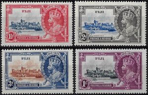 1935 Fiji Silver Jubilee 4v. MNH SG. n. 242/45