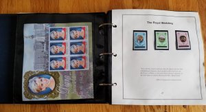 3 Albums Souvenir Sheets; Danna, Queen Elizabeth, Prince Charles and More