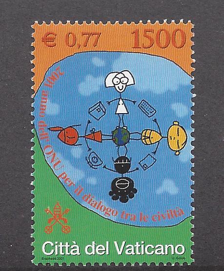 Vatican City, 1179, Year of Dialogue Single,**MNH**