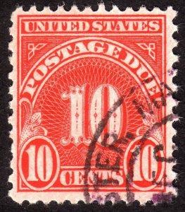 1931, US 10c, Postage Due, Used, Sc J84