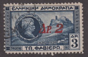 Greece 376 General Charles N.  Fabvier and Acropolis O/P 1932