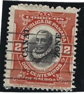 Canal Zone Scott #56 Used  2c Type V Overprint Broken L 2021 CV $1.75++