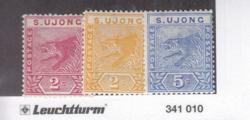 Malaya Federated States: Sungei Ujong: Sc #31-33,MH (35499)