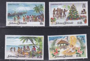 Solomon Islands # 810-813, Christmas, Mint NH, 1/2 Cat..