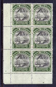 Cook Islands - Scott #91 - Blk/6 - MLH - See description - SCV $7.20