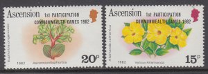 Ascension 321-322 MNH VF