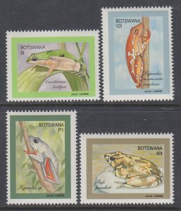 Botswana 510-513 Frogs MNH VF