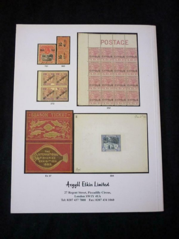 ARGYLL ETKIN AUCTION CATALOGUE 2005 WITH  ANGLO-BOER 'DEREK HEPWORTH' COLLECTION