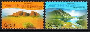 250-51 United Nations Vienna 1999 World Heritage MNH