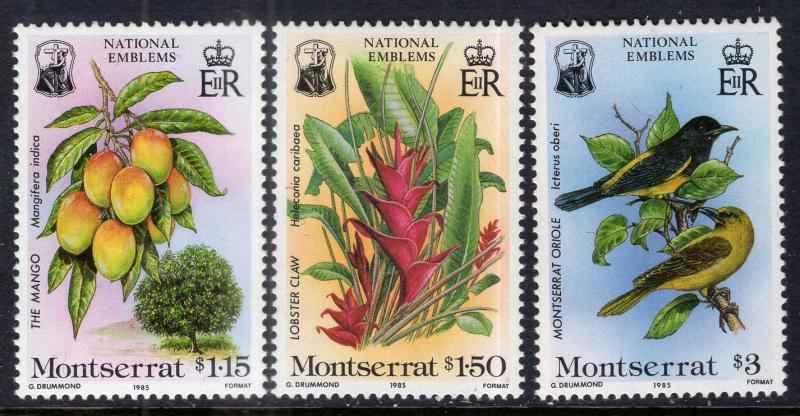 Montserrat 551-553 MNH VF