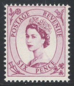 Great Britain 1956 Queen Elizabeth II 6p Scott # 325 MH