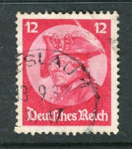 GERMANY; 1933 early Reichstag issue fine used 12pf. value