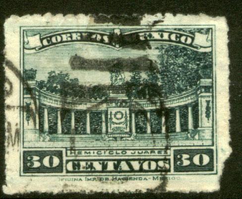 MEXICO 657, 30cents, JUAREZ MONUMENT, USED (423)