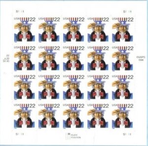 Uncle Sam 2008  Forever Stamps